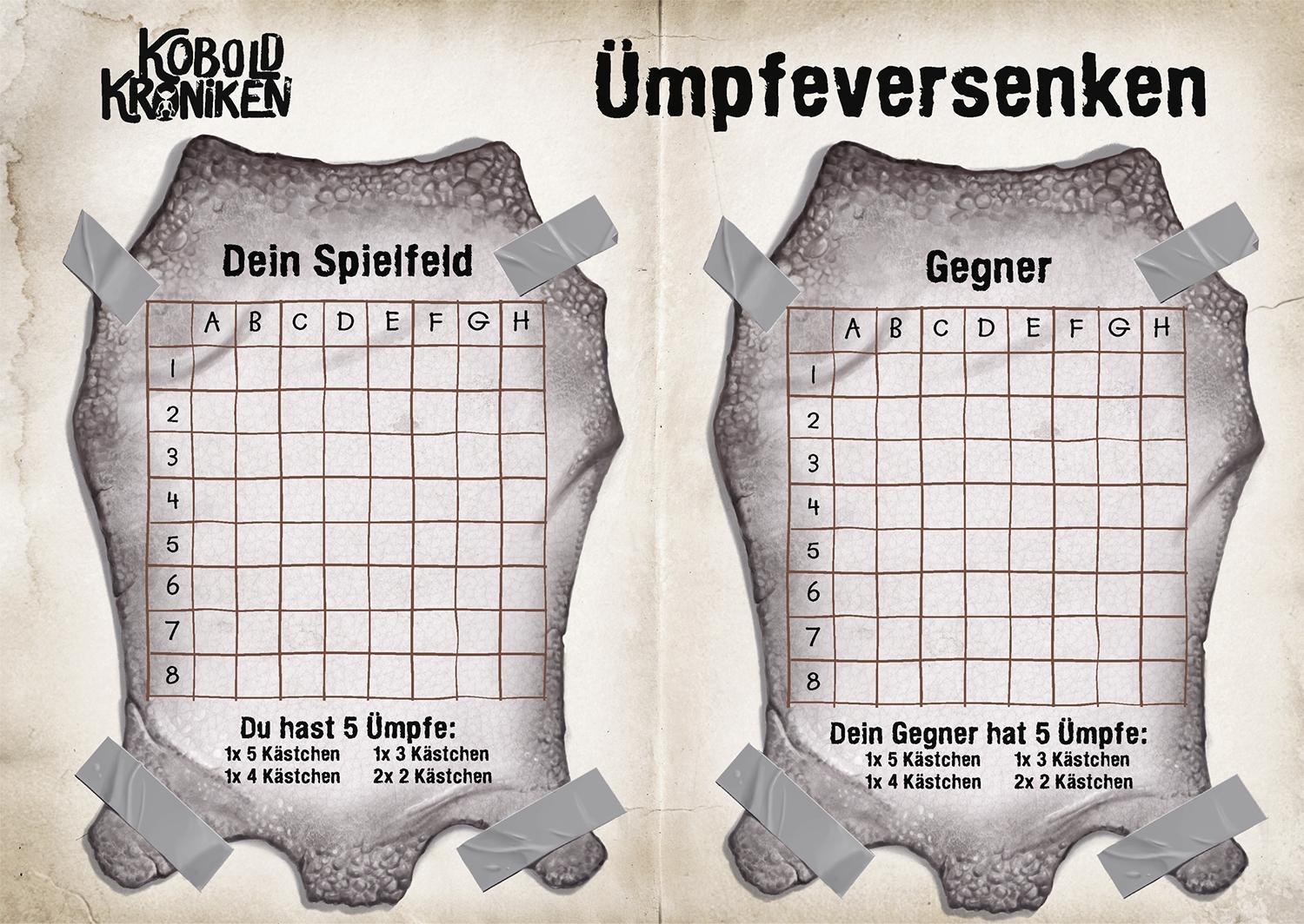 KoboldKroniken. Koboldiger Spielblock