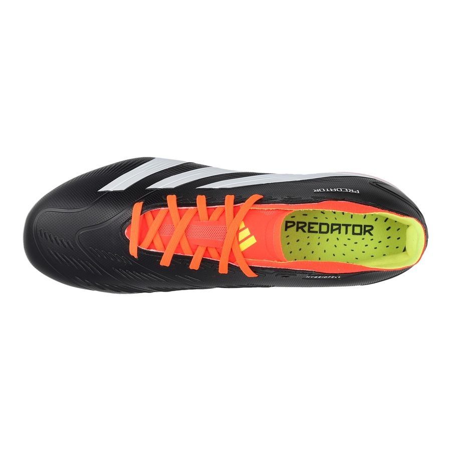 adidas Predator League FG Solar Energy - Noir/Blanc/Rouge