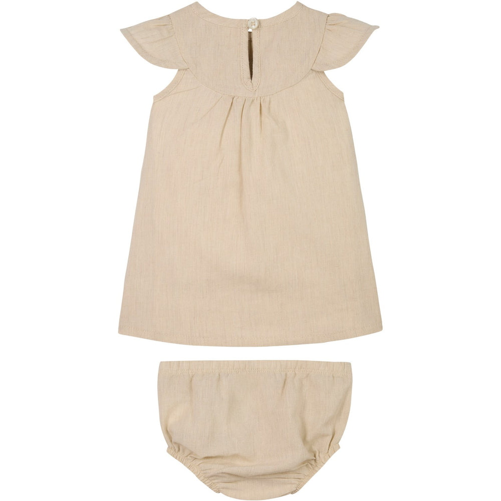 Køb Calvin Klein Oyster Gray Soft Hør Kjole