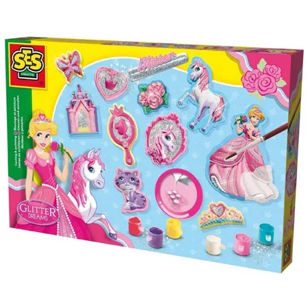 SES Creative Glitter Dreams Gießen und Anmalen
