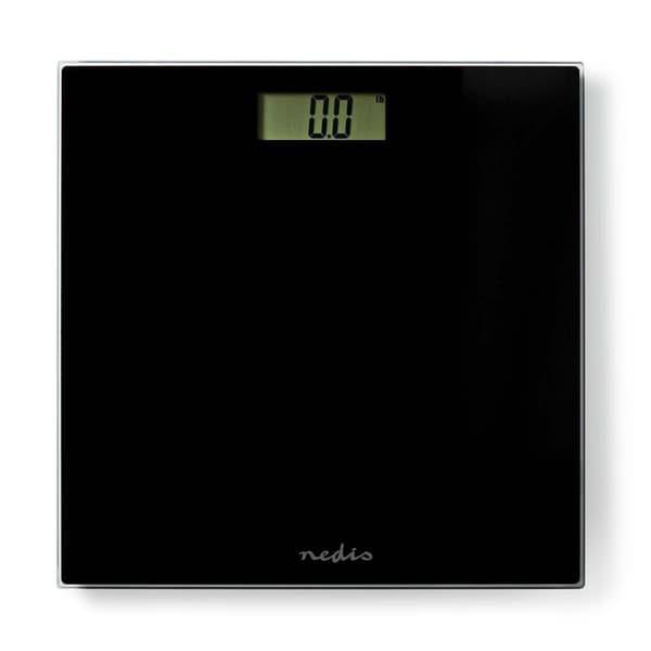 Personvekt | Digital | Sort | Herdet Glass | Maksimal vekttrykk: 150 kg