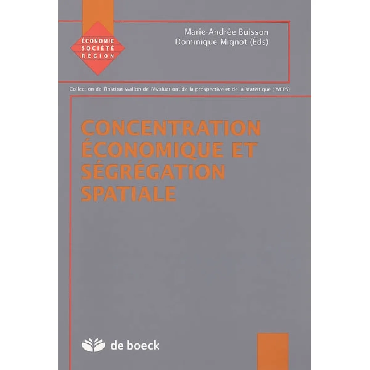 Concentration économique et ségrégation spatiale · Occasion
