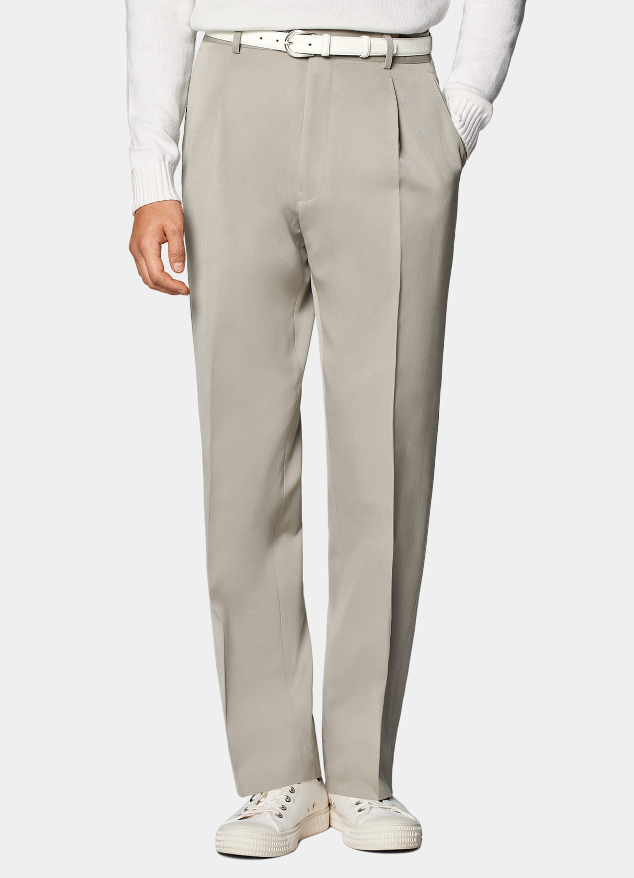 Pantalon Wide Leg Straight vert clair
