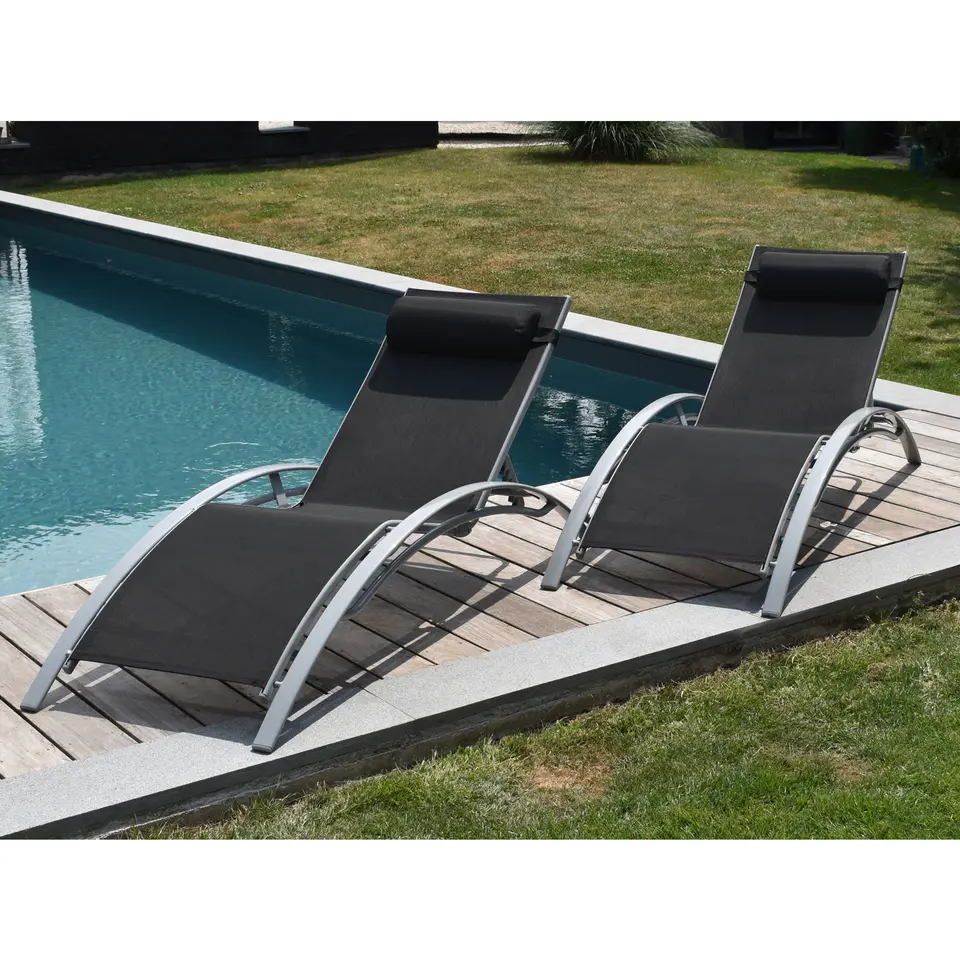 Happy Garden Transat GALAPAGOS - Zwart - Aluminium