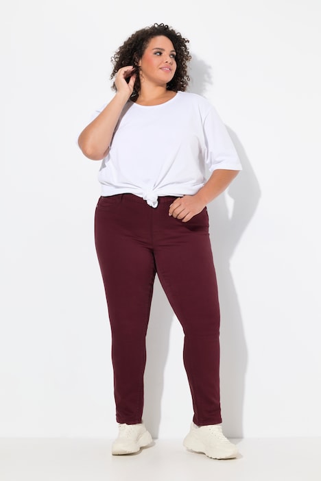 Schlupfjeans Sienna, schmales Bein, Elastikbund
