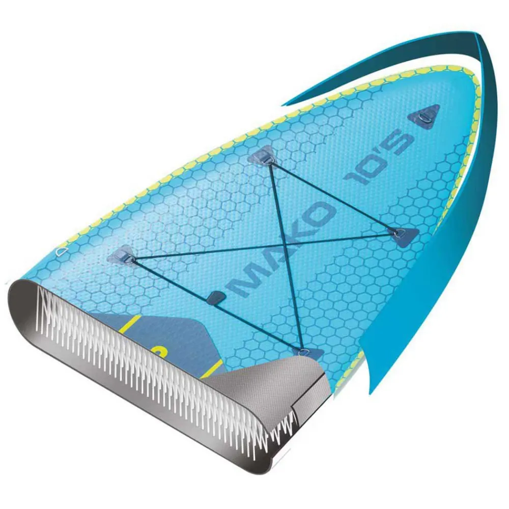 Wattsup Mako 10´5´´ Aufblasbares Paddle-Surf-Set