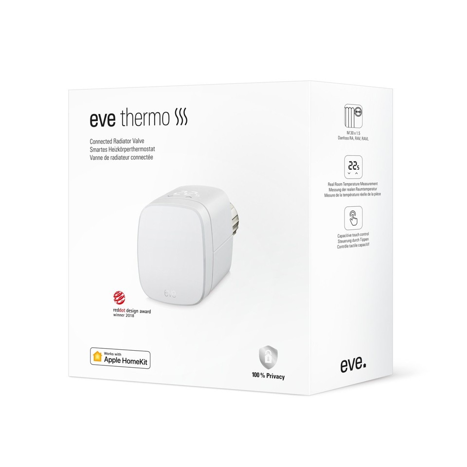 EVE - Thermo - 2x Smart Thermostatic Radiator Valve (2020) HomeKit - Bundle