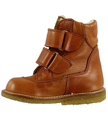 Angulus Winterstiefel - Tex - Kognac Mit Futter/Klettband