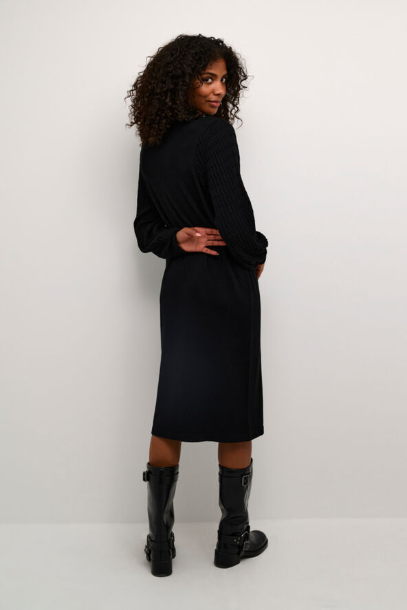 Kaffe KAnanna Knit Dress Black deep