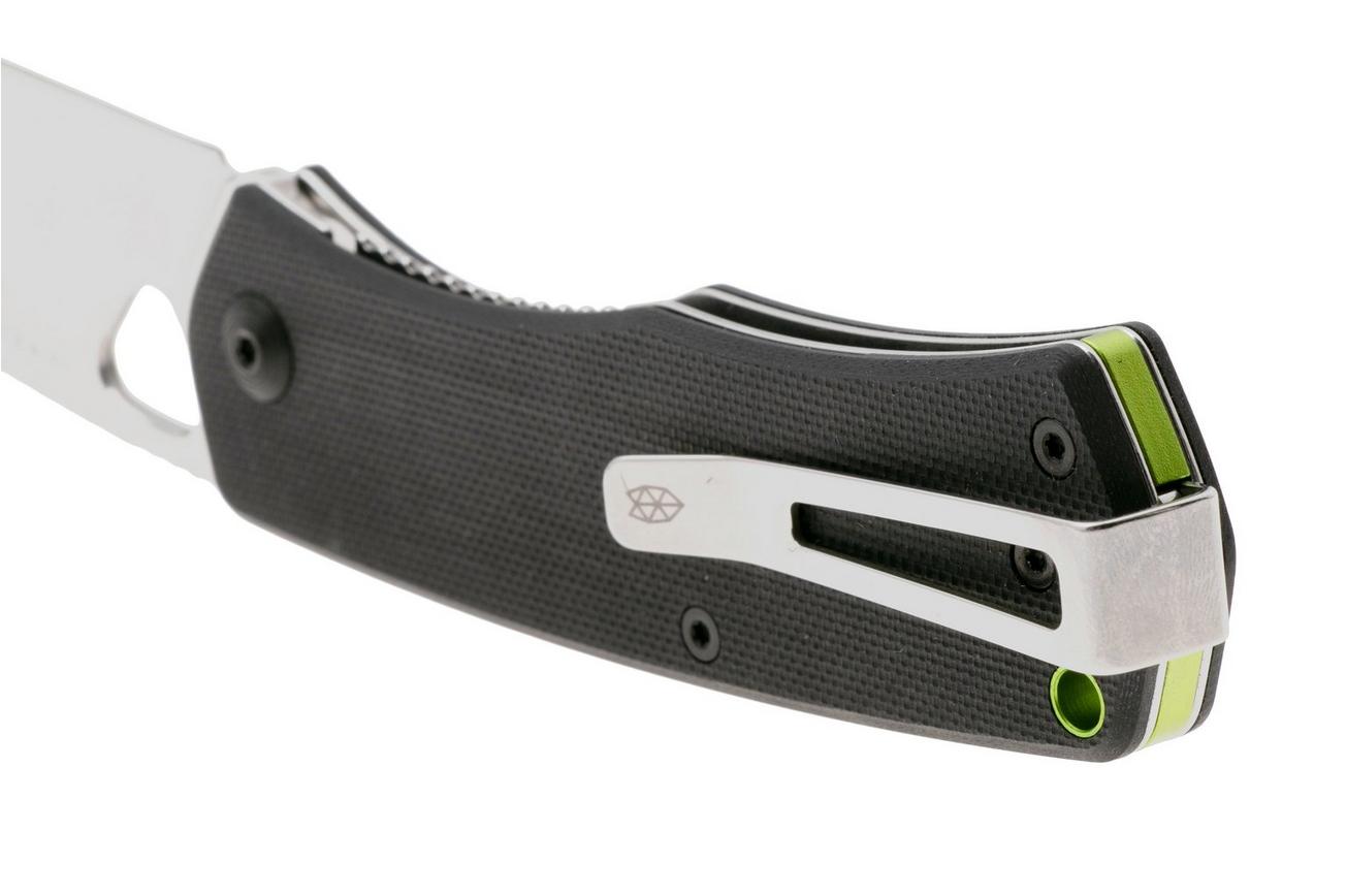 The James Brand The Folsom KN112114-00 Satin VG-10, Black G10, zakmes