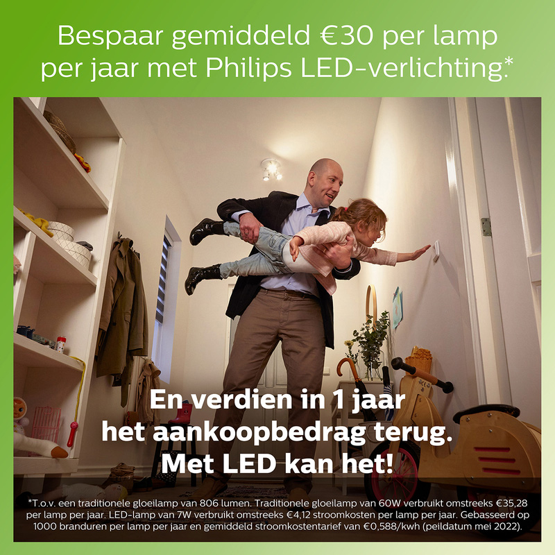 Philips LED spot GU10 3.5W 2700K Warmwit