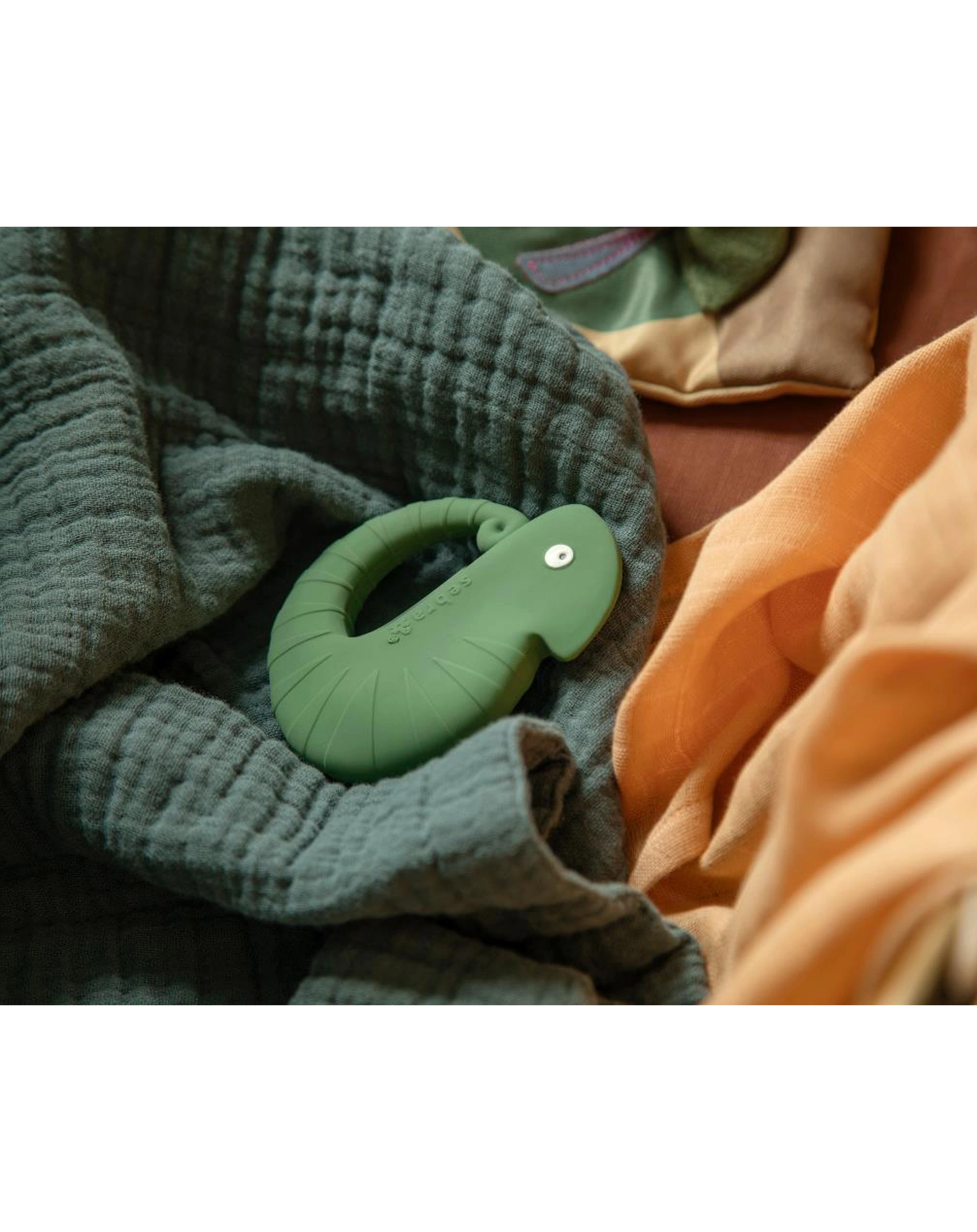 Beißring CARLEY DAS CHAMÄLEON (10x9) in moss green