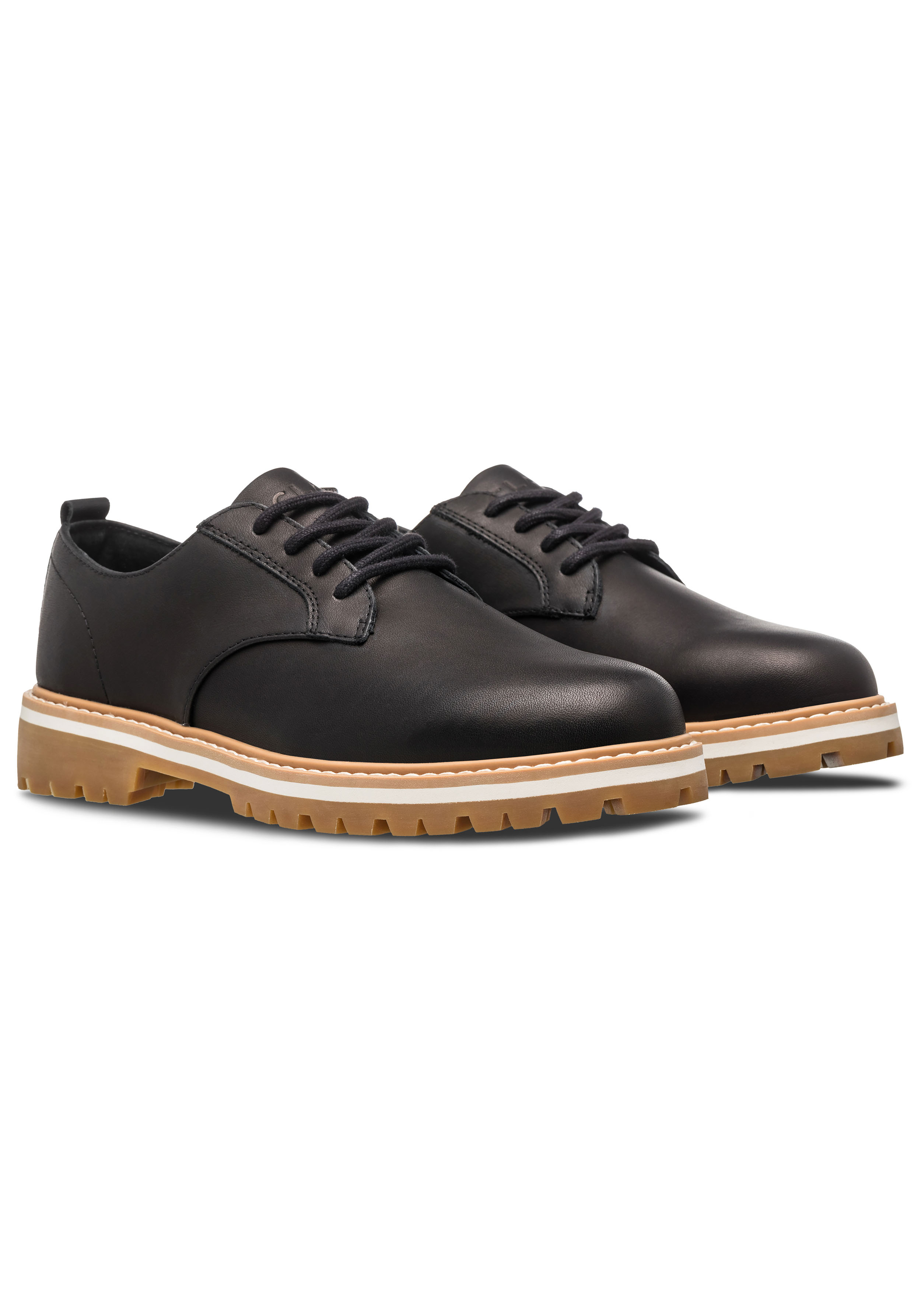 Clae Schuhe Logan Antique Black Leather