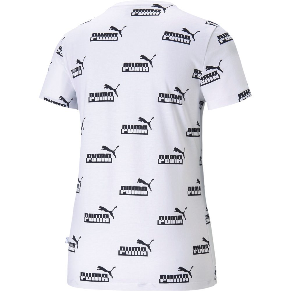 Puma Amplified AOP T-Shirt Damen puma white