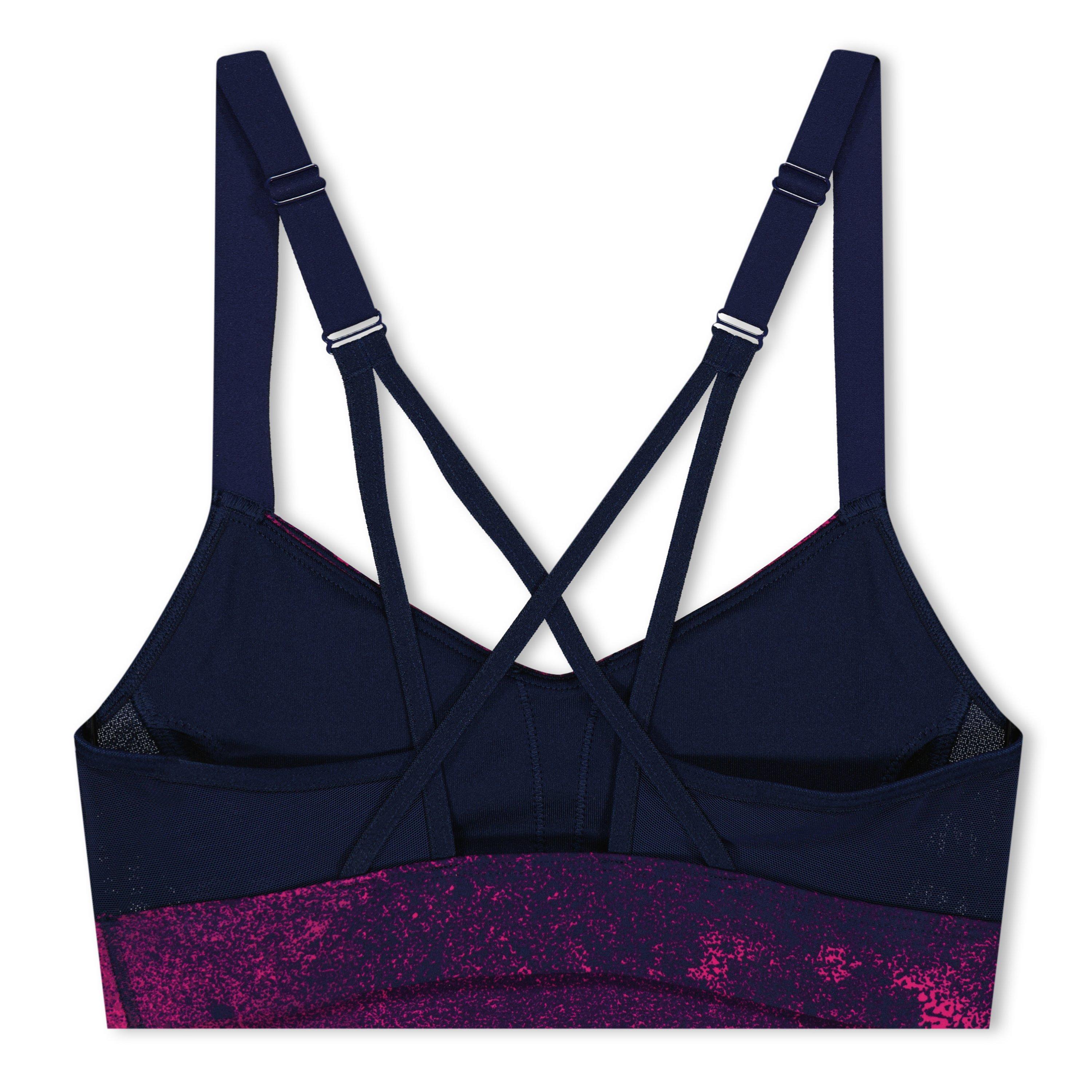 Reebok Lux Strappy Sports Bra Womens Medium Impact