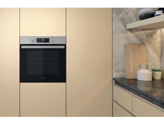 WHIRLPOOL - Four encastrable pyrolyse OMR559RR0X, 71 litres, 9 modes de cuisson
