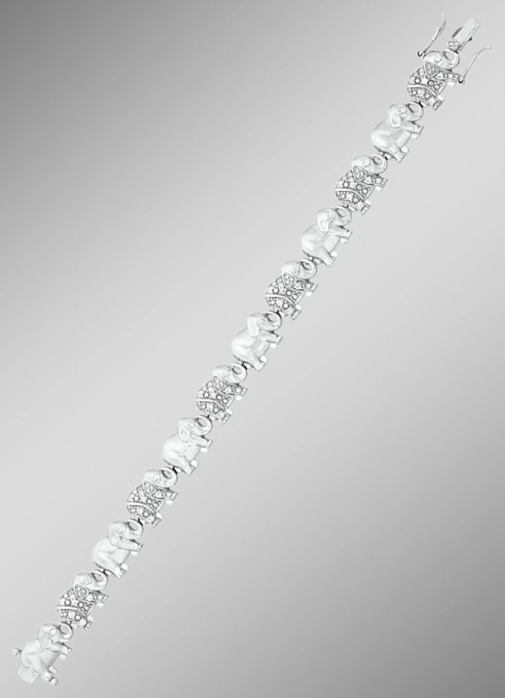 Niedliches Elefanten-Armband mit Steckverschluss