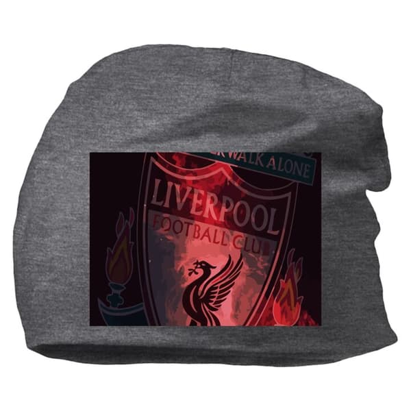 Beanie for Voksen | Klassisk Lue i Mykt Materiale Liverpool Mørk grå One-size