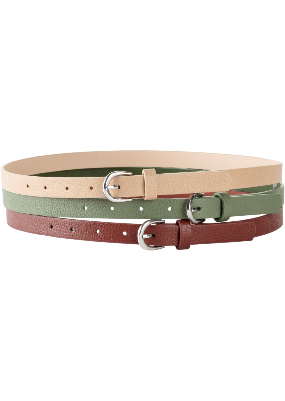 Lot de 3 ceintures
