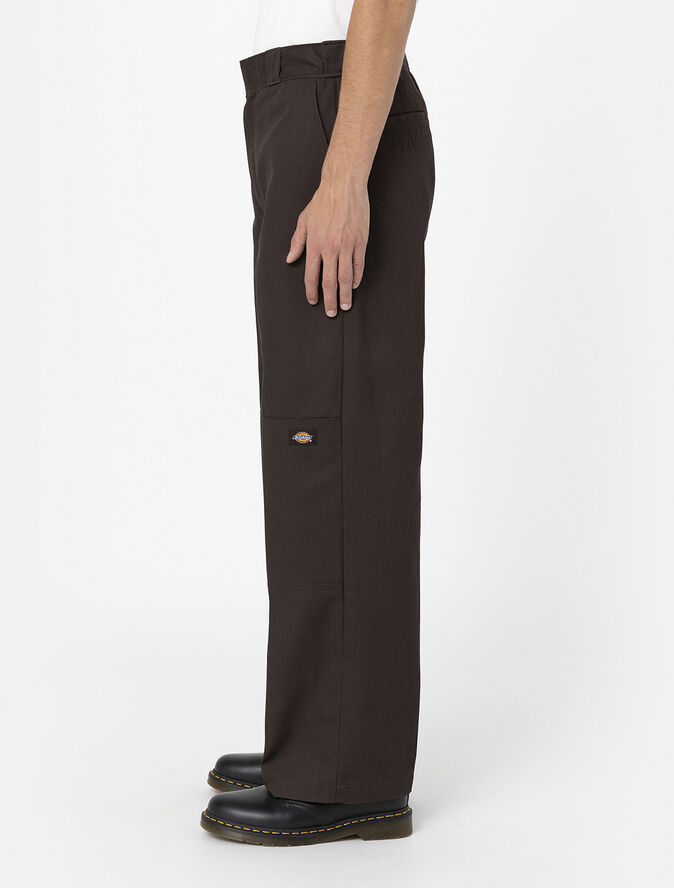 Dickies DOUBLE KNEE REC DARK BROWN Dark brown