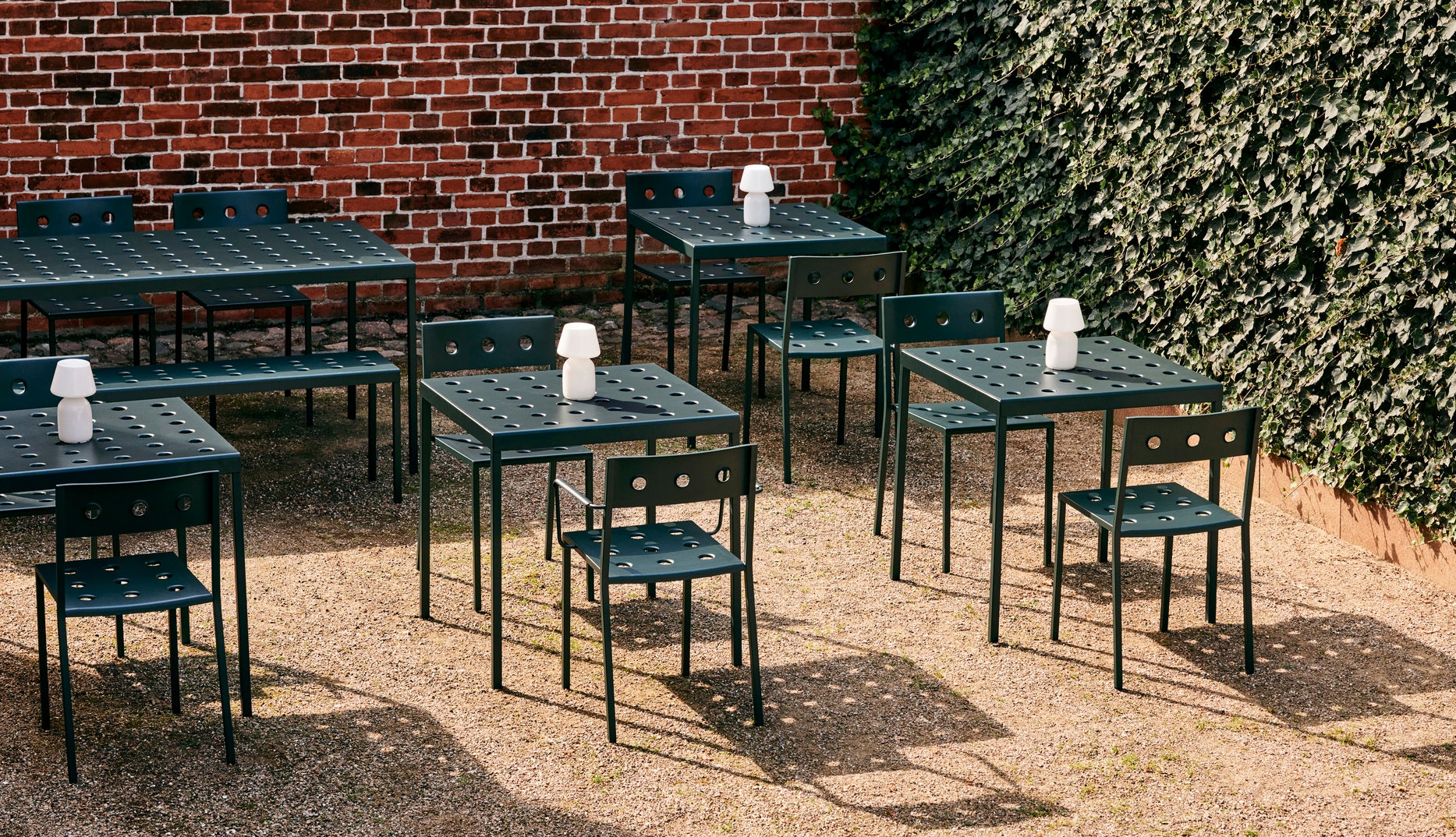 HAY  Balcony havebord, L190 cm. - Dark Forrest