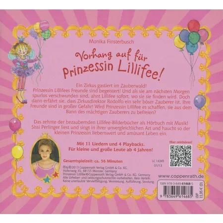 Coppenrath Verlag Vorhang auf für Prinzessin Lillifee! (CD)