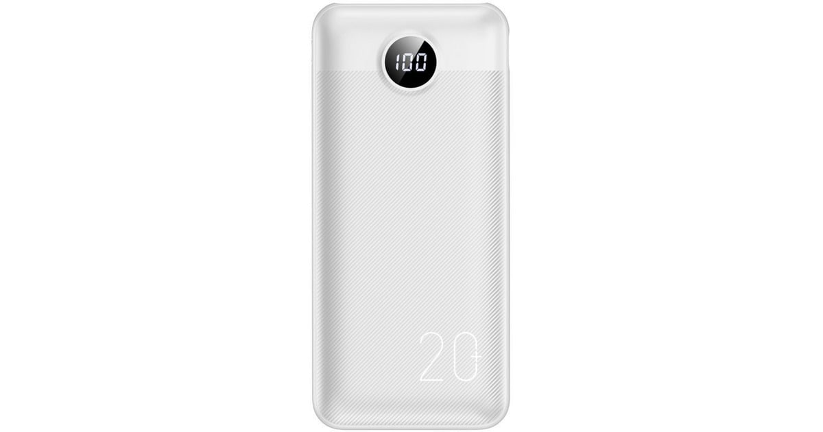 VEGERL20S powerbank 20.000 mAh  (Wit)