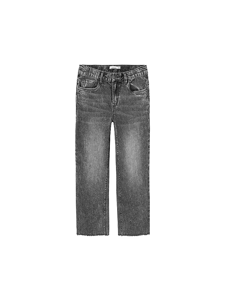 NAME IT Mädchen Jeans Straight Fit NKFROSE  grau