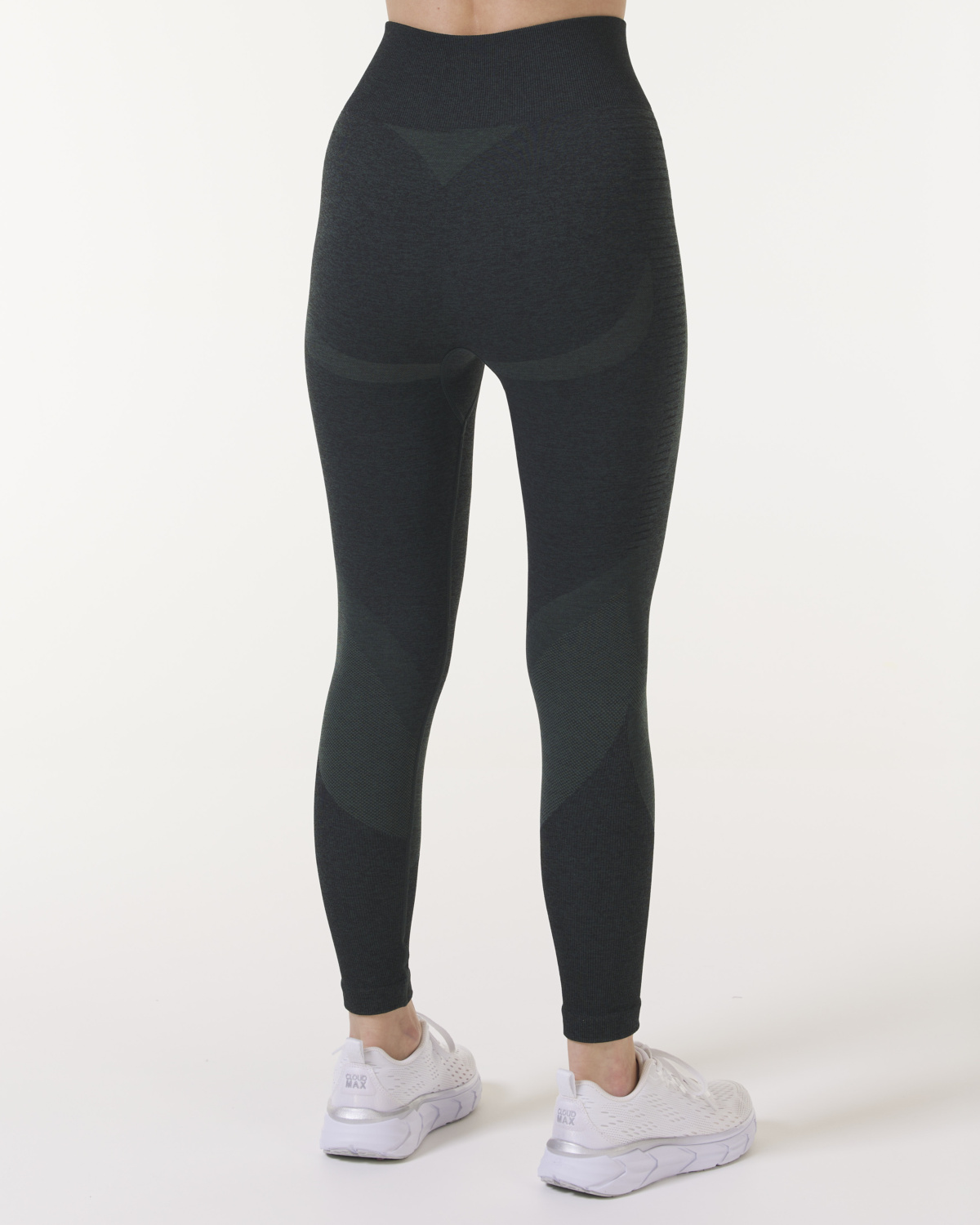 LEVITY Solar Seamless Tights Green Melange