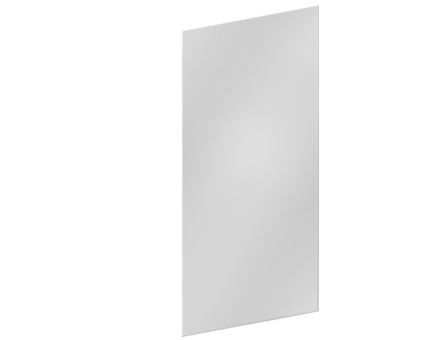Sjithouse Furniture spiegel rechthoek 40x70cm aluminium