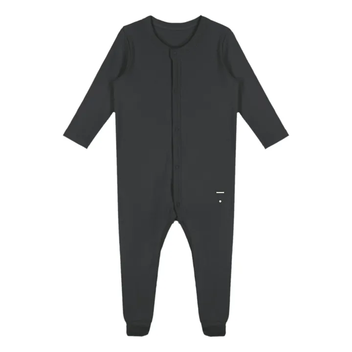 Gray Label Combinaison de Pyjama Coton Bio - Capsule Homewear  | Noir
