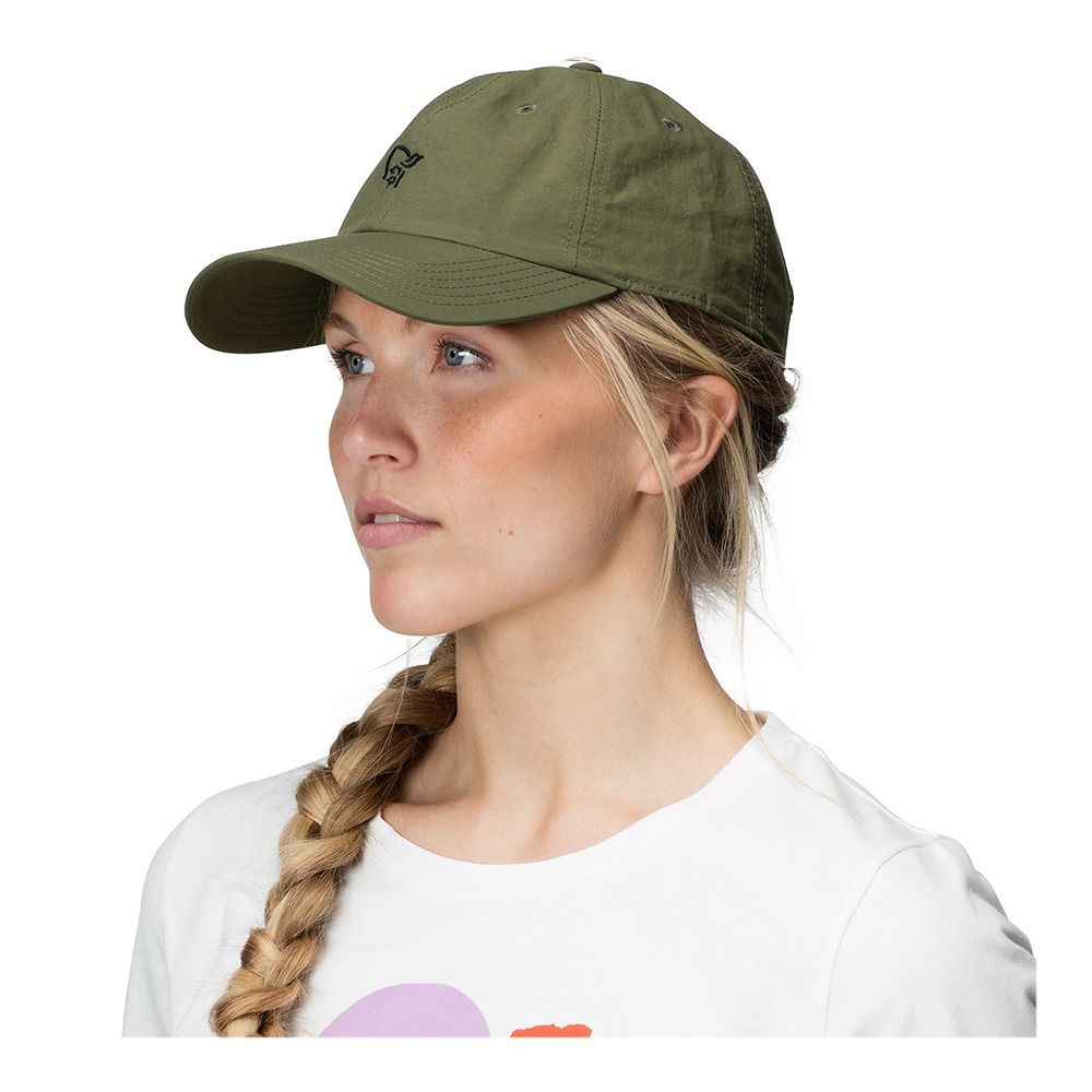 Norrona SPORTS TECH - Casquette olive night