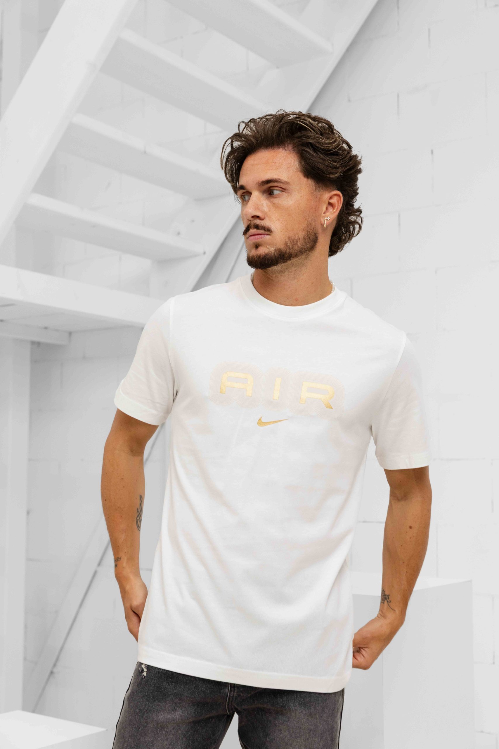 Nike Sportswear Air T-Shirt Heren Wit