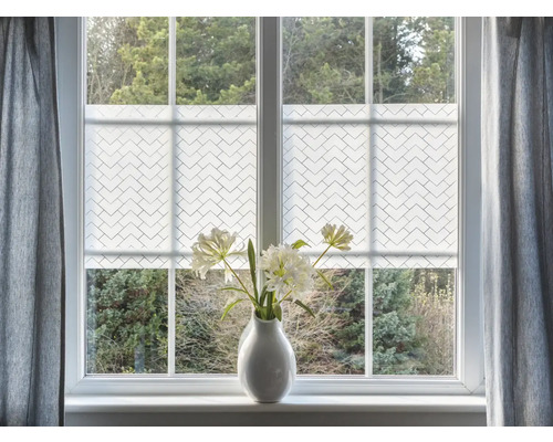 dc-fix® Glasdecoratiefolie Statische Premium statische hechting Chester 45x150 cm