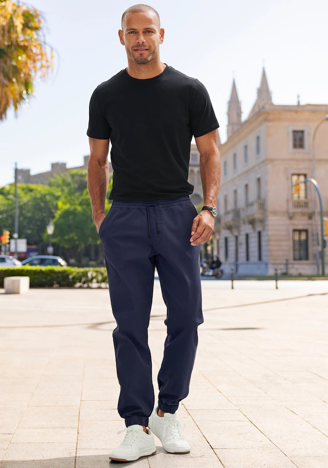 John Devin Jogger Pants »Jogg Pants«  aus elastischer Baumwoll-Qualität