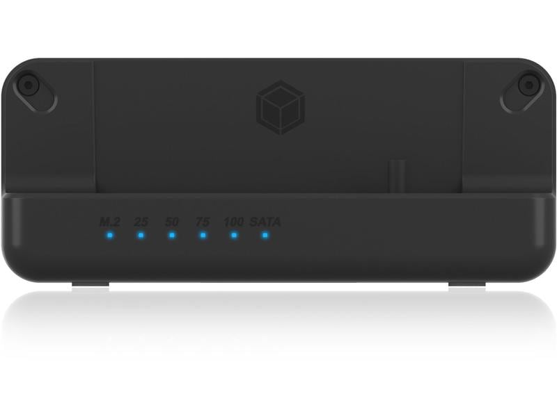 ICY BOX Docking- und Klonstation IB-2914MSCL-C31 Docking- und Cloning-Station für M.2 NVMe SSDs und 2.5'' /3.5'' SATA SSDs/HDDs.