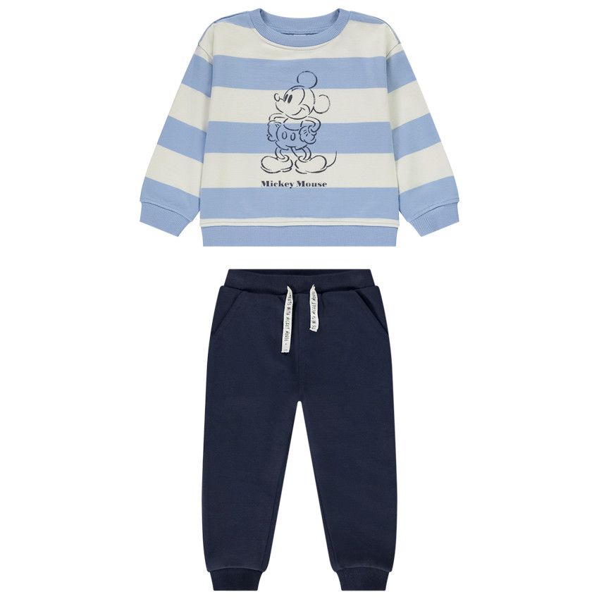 Ensemble jogging oversize Mickey Disney pour bébé garçon - Bleu marine