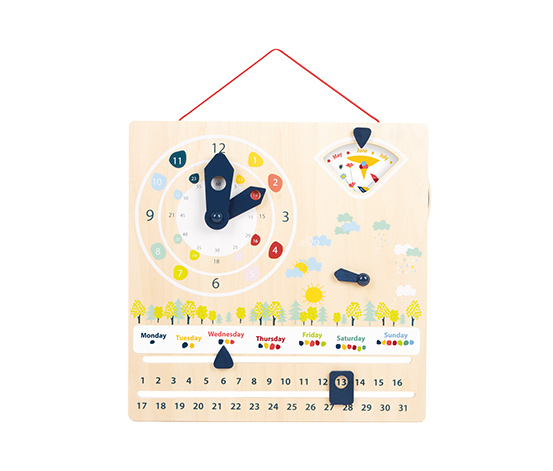 small foot Lernuhr mit Kalender »Educate«