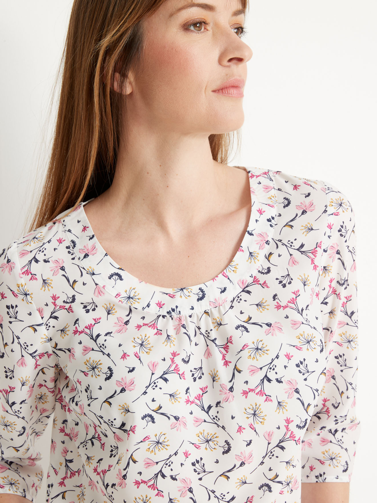 Blouse en microfibre