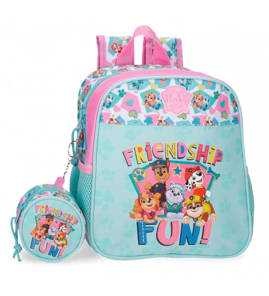 Mochila infantil Joumma Bags Paw Patrol Friendship Fun turquesa