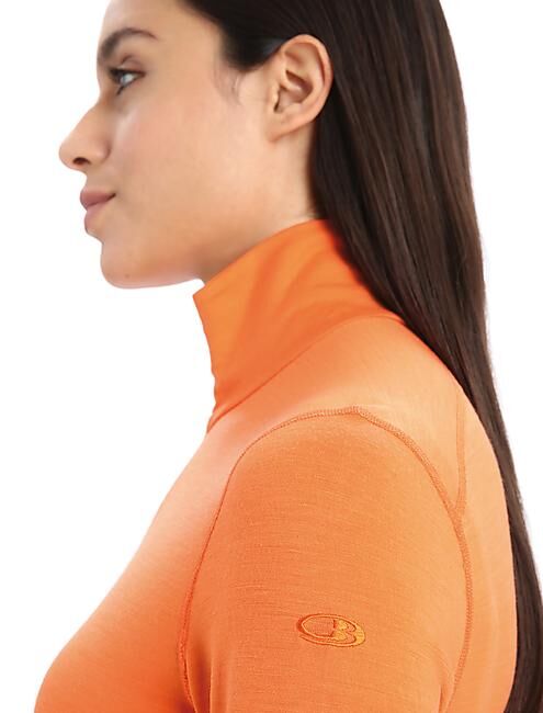 ICEBREAKER - T-SHIRT ML DEMI ZIP OASIS HALPH ZIP W