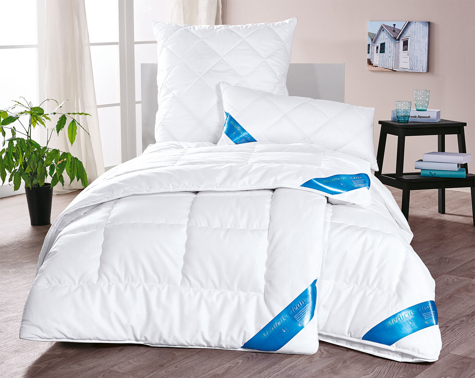 Schlafmond 4-Jahreszeitenbett MEDICUS CLEAN 135 x 200 cm 450/800 g