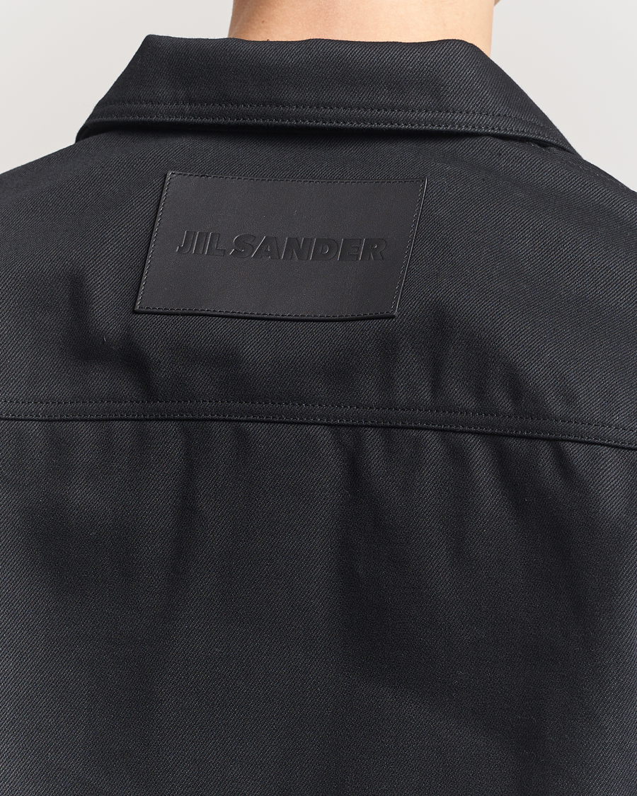 Jil Sander Denim Shirt Jacket Black