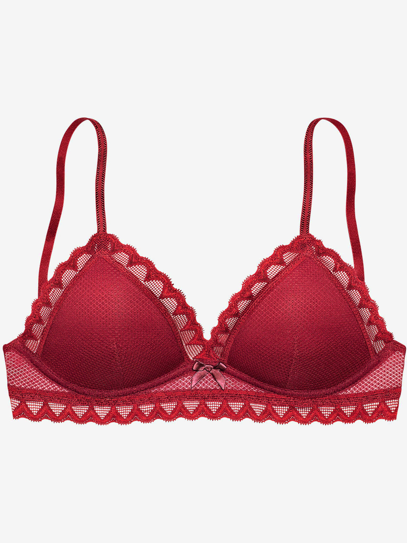 Soutien-gorge bralette tendance avec dentelle graphique