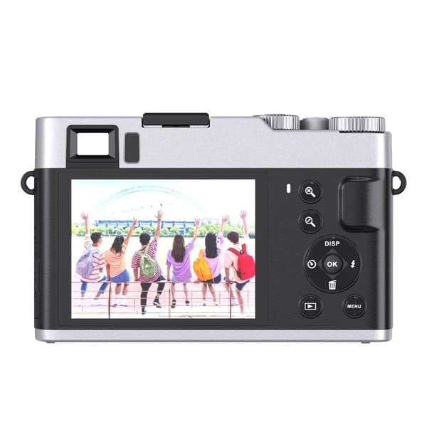 INF Digitalkamera 4K/48MP/16X Zoom/Autofokus/Søker/Anti-Shake Sort