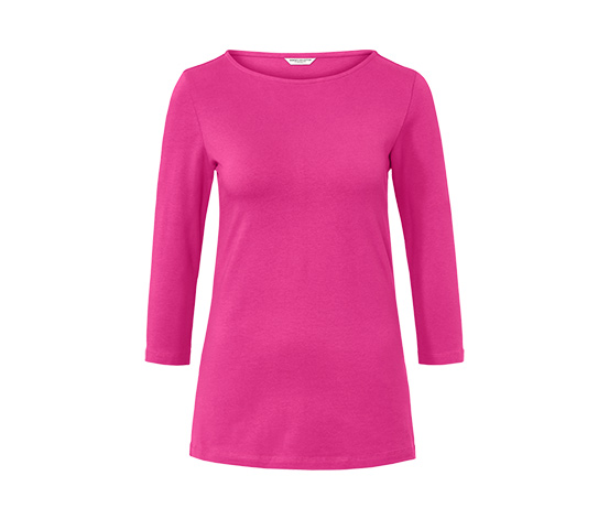 Shirt mit 3/4-Arm, pink