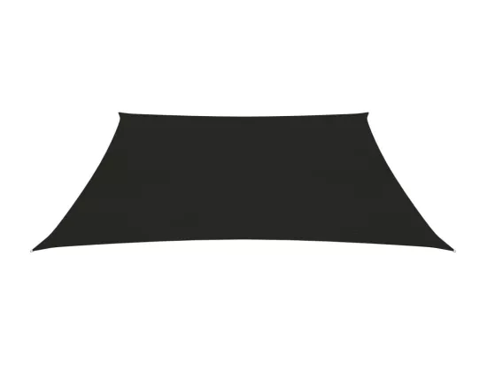 Voile d'ombrage 160 g/m² Noir 4/5x3 m PEHD