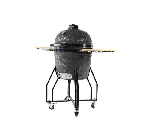 Keramische grill Grill Guru Kamado Original L met standaard en opbergruimte, op wielen