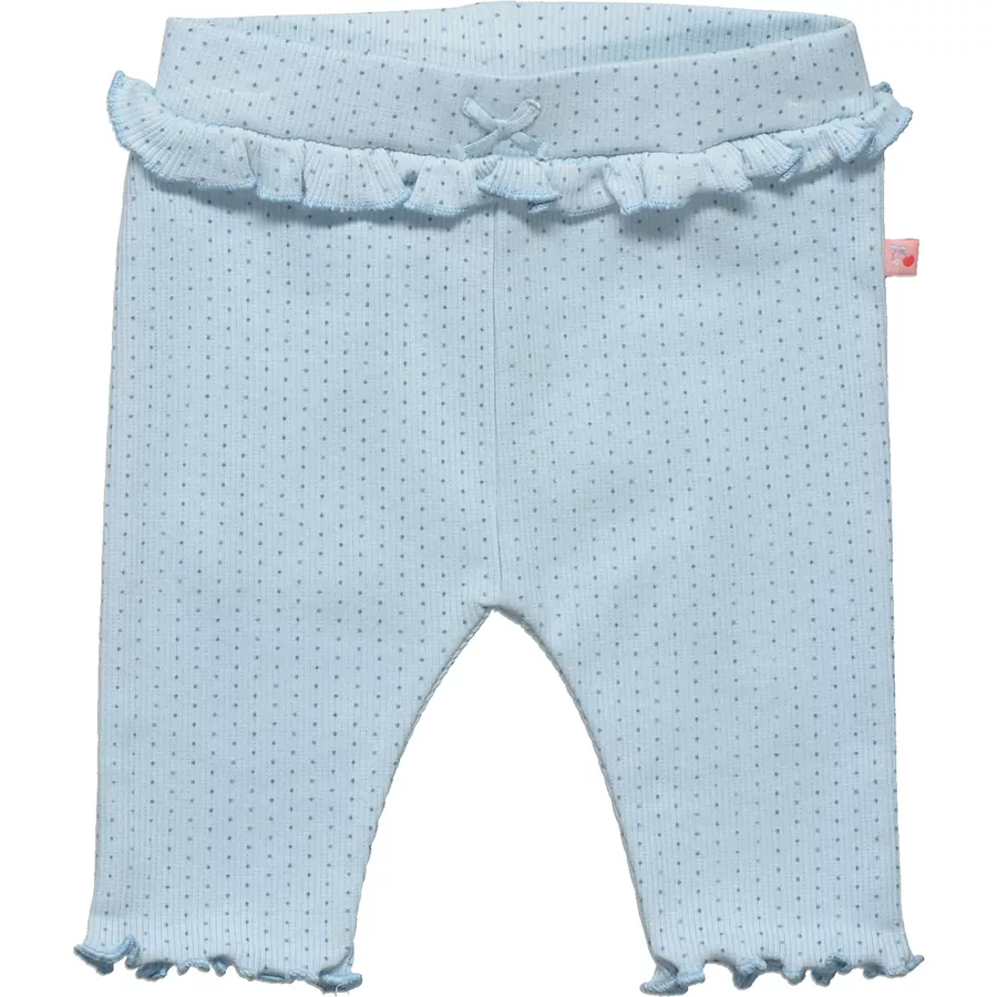 STACCATO Leggings soft blue dot gemustert