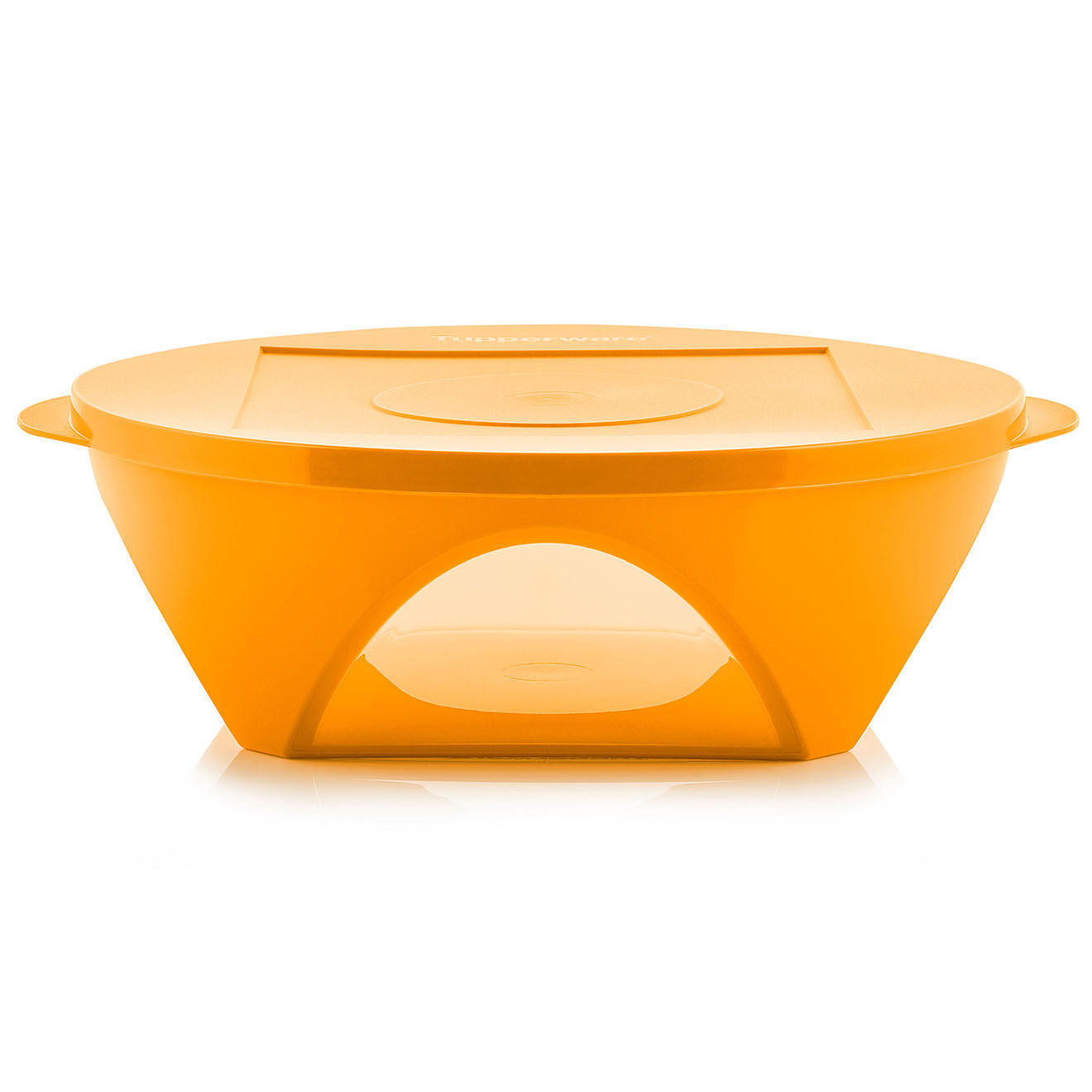 Tupperware Bol avec couvercle orange - 2.5L